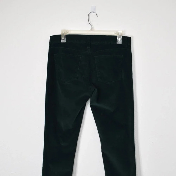 GAP 1969 Fine Corduroy Legging Jean Sz 29R Pants 5 Pocket Mid Rise Green Boho - Picture 7 of 15